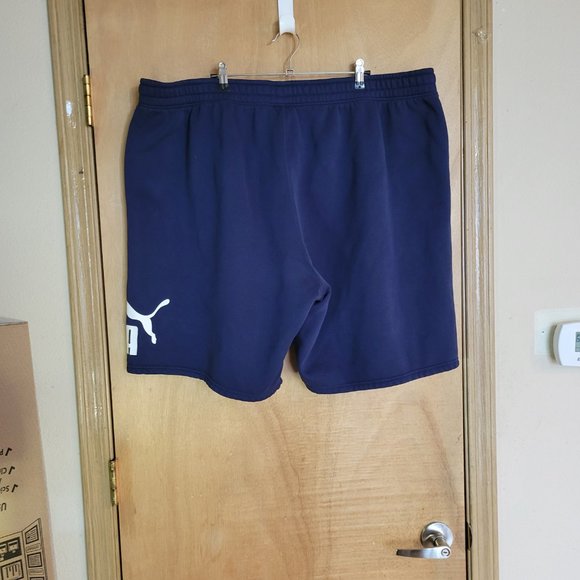 Puma Sweat Short 3XL Navy White - Picture 5 of 5